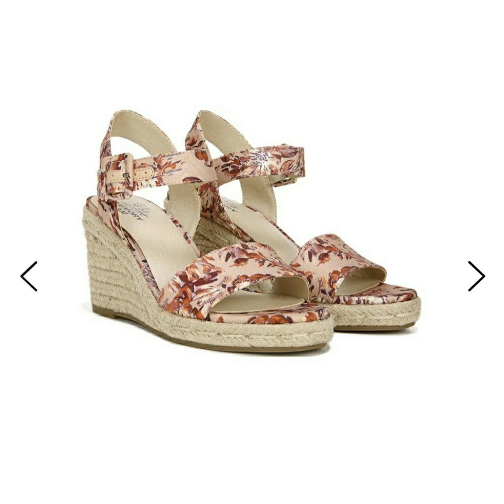 Lifestride Memory Foam Tango Espadrille Wedges